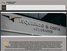Tablet Screenshot of isquierdoecosta.com.br